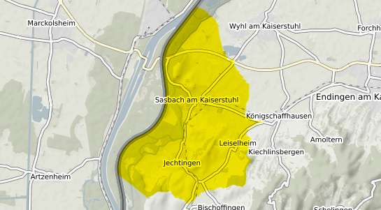 Immobilienpreisekarte Sasbach am Kaiserstuhl